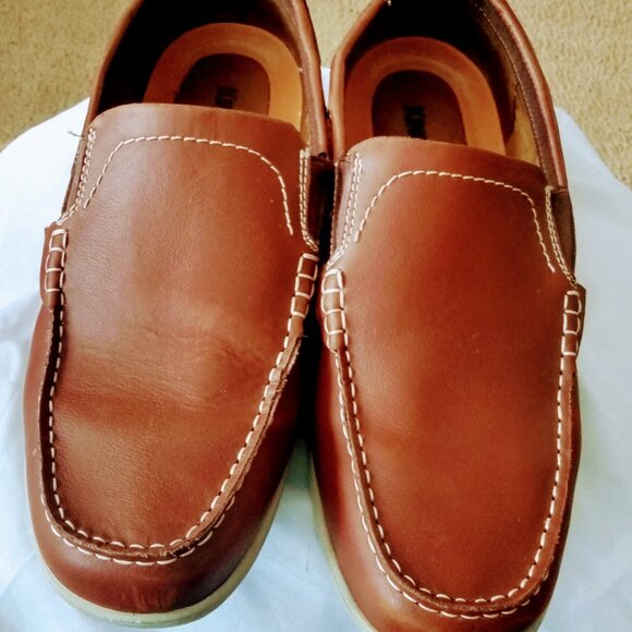 KING SIZE MEN\'S LOFTERS LEATHER UPPER SLIP ON SIZE 15M main image 8